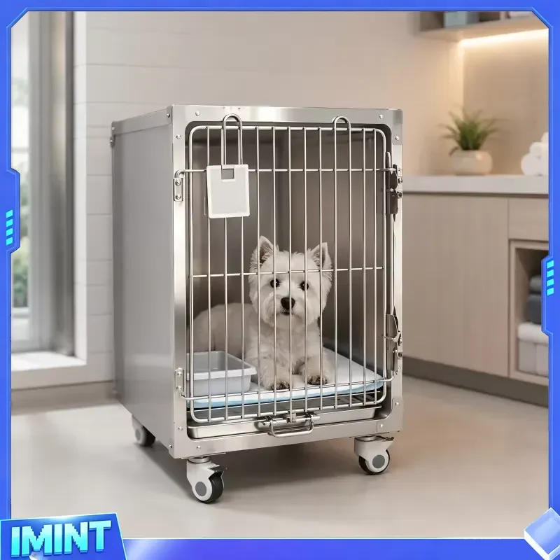 Animal Hospital Cage Combination Stainless Steel Modular for Dogs Cats Rabbits Ducks Veterinary Ward