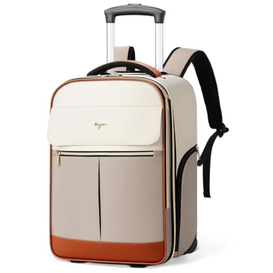 

Rollg Backpack for Women, Large Travel Backpack with Wheels Flight Approved, Laptop Wheeled Roller Bag Suitcase for Work Bussin