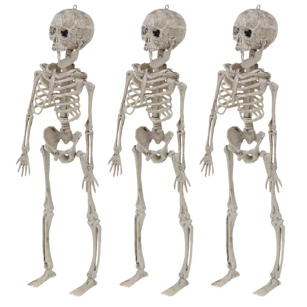 

3Pcs Statue Halloween Decoration Plastic Haunted House Horror Party Ornament Desktop Decor Table Craft Reusable