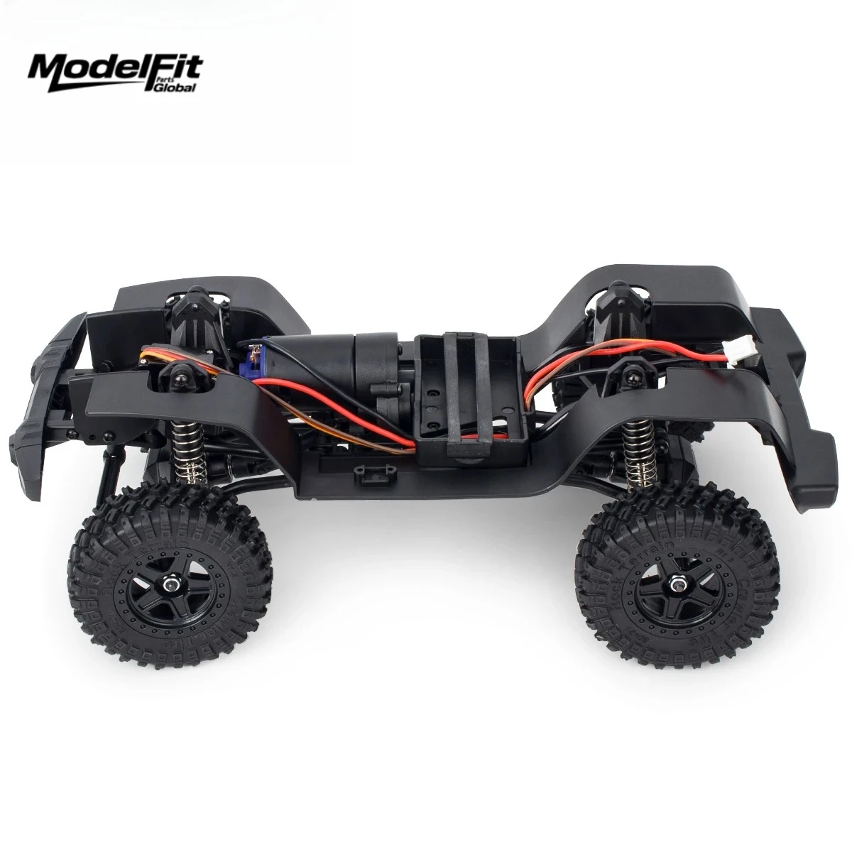 Châssis assemblé TRX4M 150 mm de base de roue avec essieux avant et arrière et boîte de vitesses pour RC Crawler 1/18 Bronco Defender – Pièce de mise à niveau