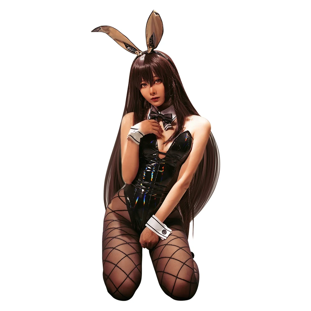 Nikke die Göttin des Sieges Hase Mädchen Blanc Noir Cosplay Fantasia Kostüm sexy Uniform für Mädchen Frauen Halloween Verkleidung Anzug