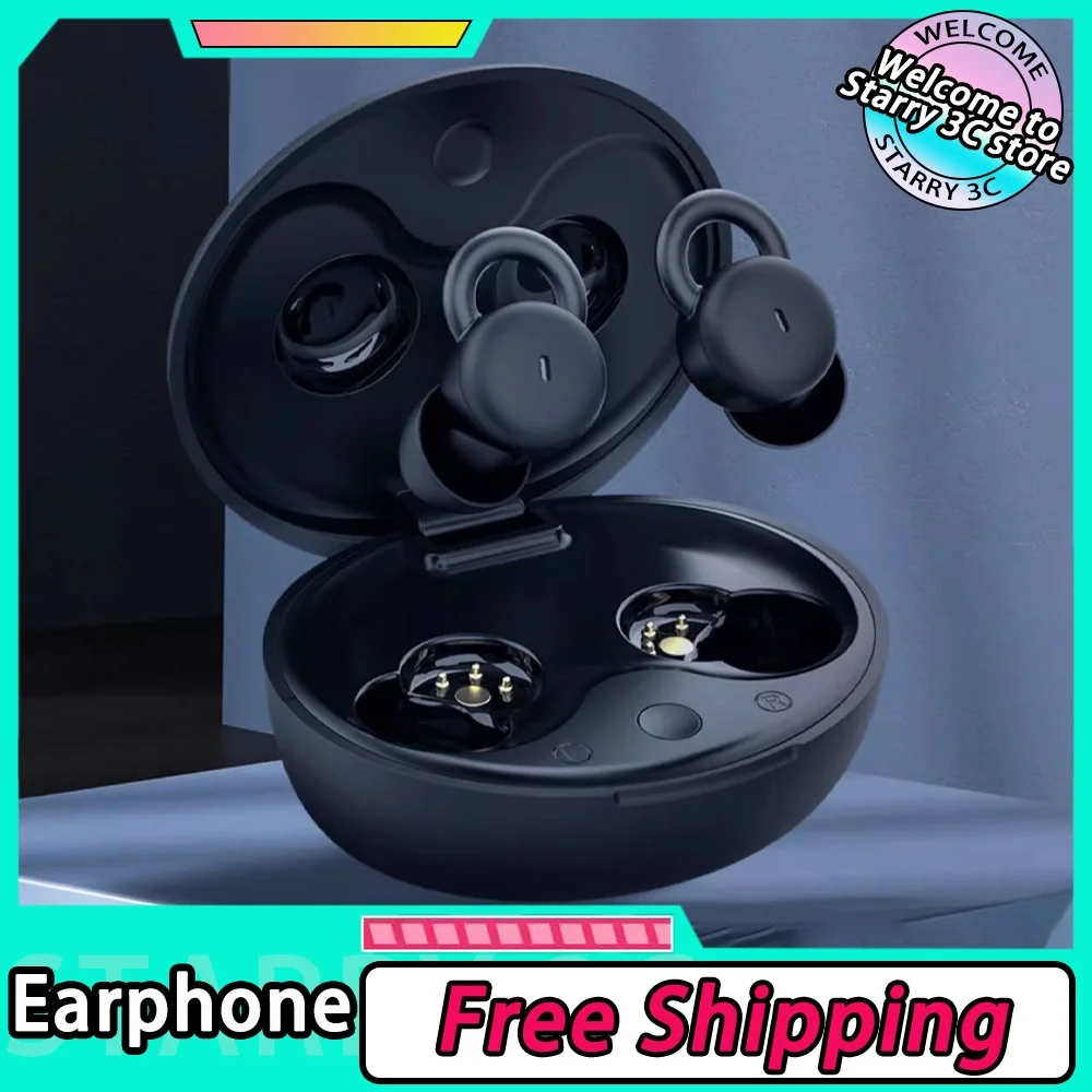 Wedoking 2nd Generation Bluetooth Earphones 2Grams Lightweight True Wirless Sleep Earphone IPX6 Noise Cancellation Mini Earp Bud