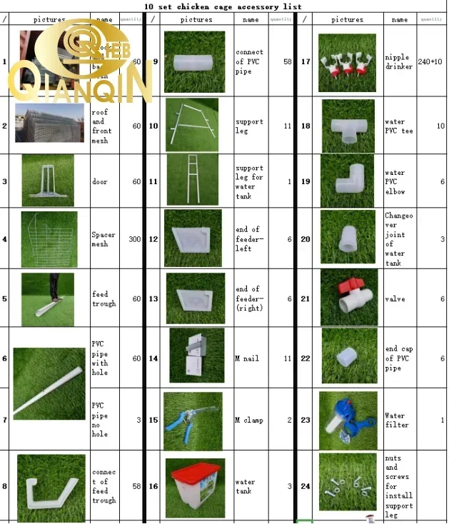 Cage Options for Efficient Poultry Farming A Type Layer and Broiler Chicken Cages for 128 Birds