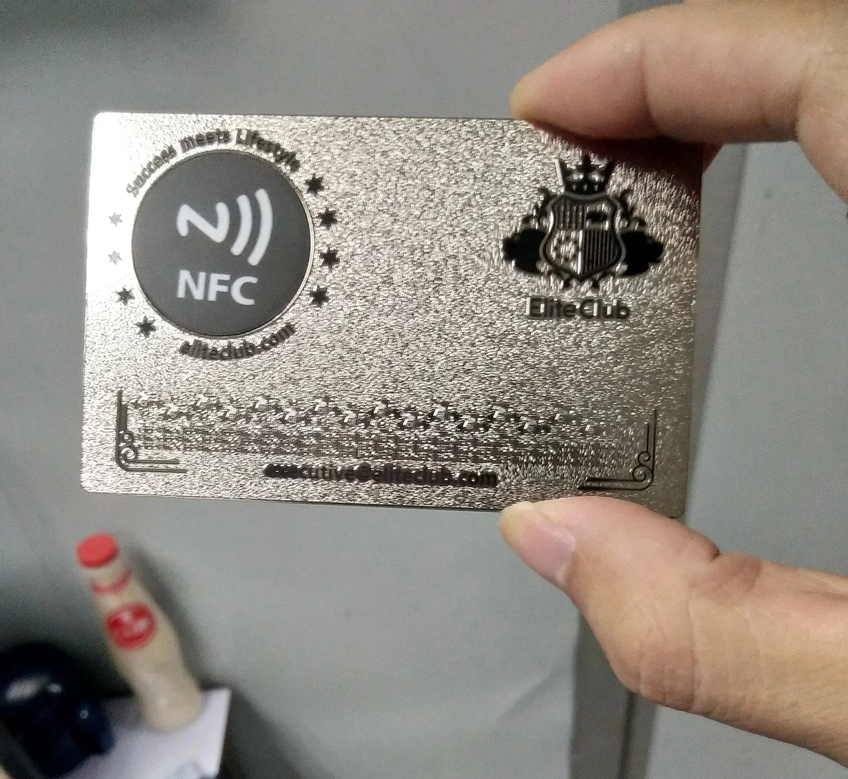 NFC Metal Credit Card Plated Gold Color