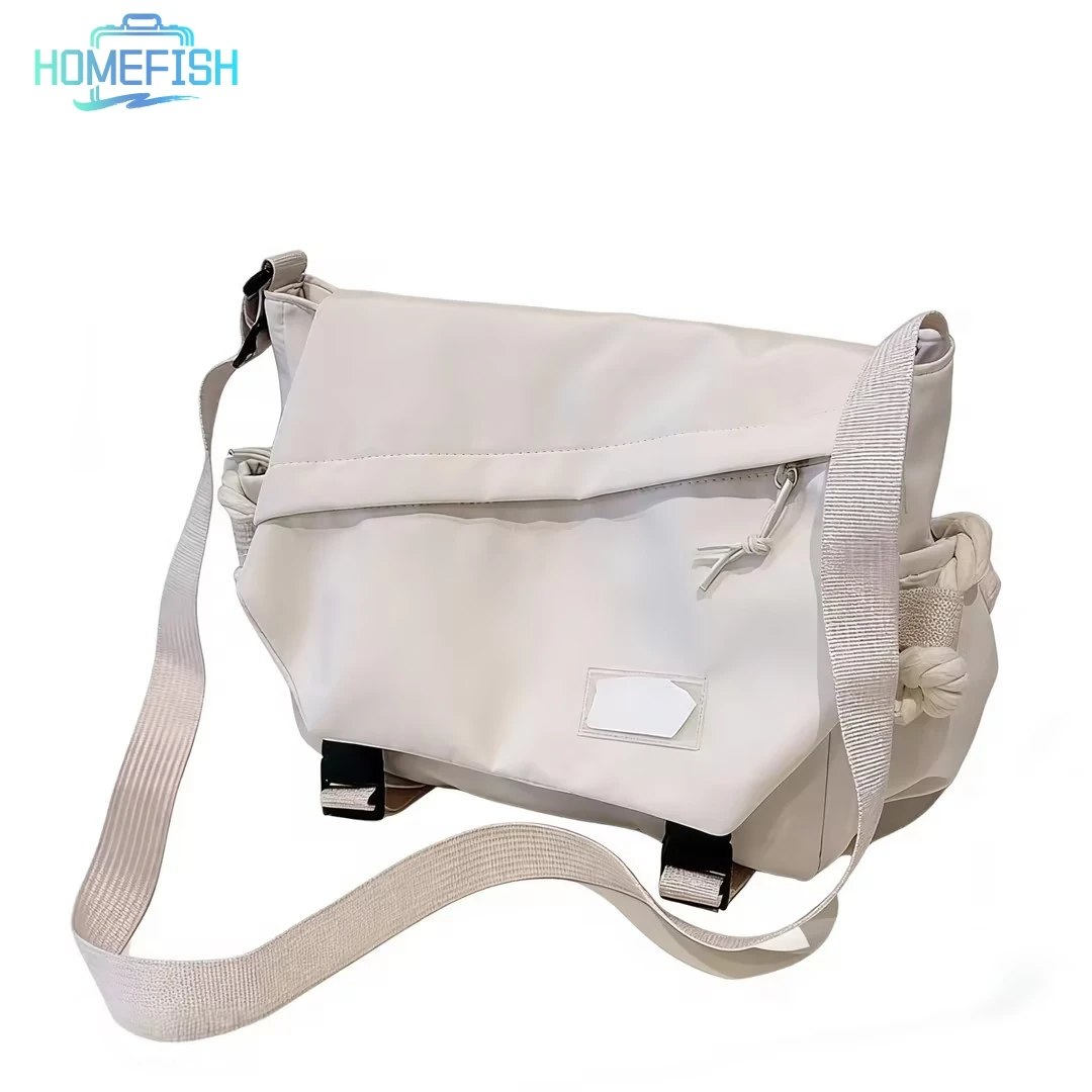 HOMEFISH Fashion Retro Postman Bag, Casual Commute Shoulder Bag, Universal Crossbody Bag for Men and Women