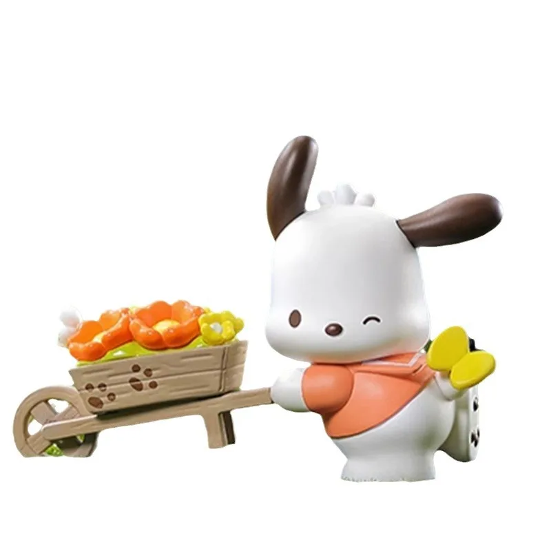 Japanische Sanrio Kawaii Pochacco Blumen- und Jugendserie Ornament Cartoon Auto Zentrale Steuerung Dekoration Kinder Festival Geschenk