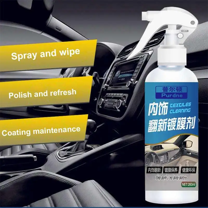 

Trim Restorer Automotive Spray Car Interior Cleaner Car Trim Restorer Coating Agent Restoration Spray 260ml Refurbishment Spray