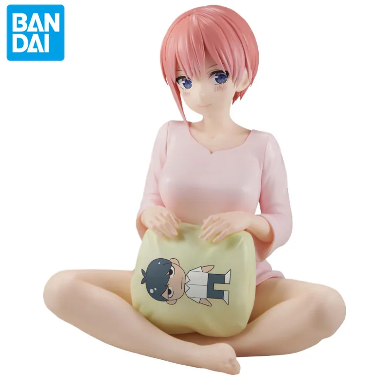 Bandai Genuine Anime Comics Flower Marriage of Five Equal Parts Nakano Nino Ichika Nakano 12cm Figure Model PVC Toy Gift Doll