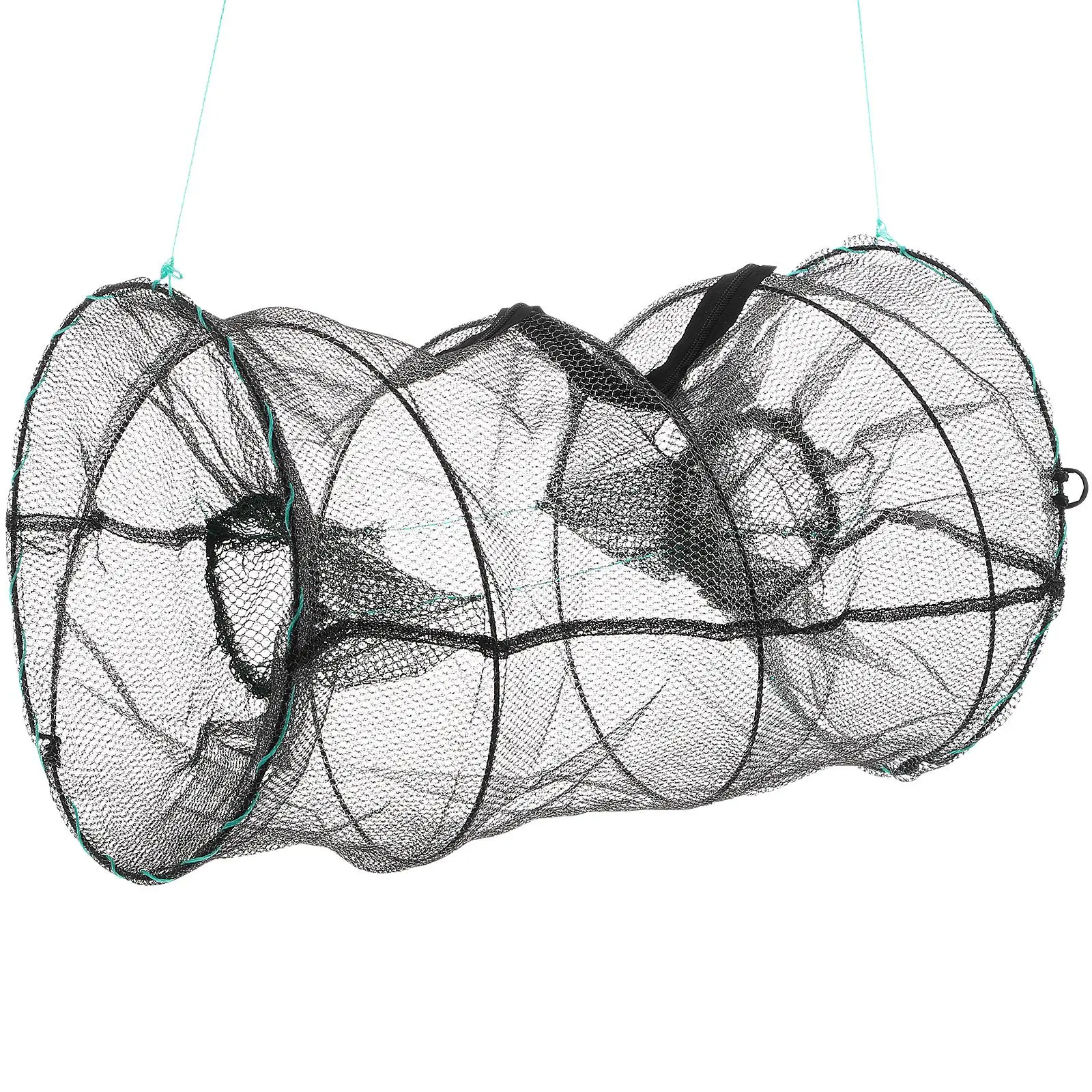 Portable Spring Cage Fishing Net Nets Foldable Crab Shrimp Large Collapsible Floating Basket