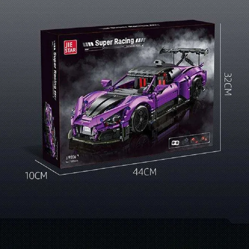

With Original Box Technical Champion Speed Sports Racing Car Building Blocks Model Bricks Toys Birthday Gifts 1801 PCS