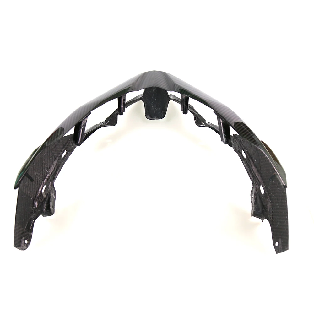 For Kawasaki Ninja 400 2018 2019 Carbon Fiber Parts Head Light Front Fairing Cover Headlight Shade Motorcycle Accessories