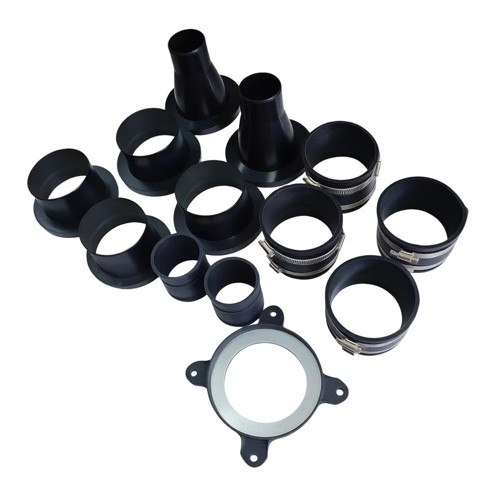 4 Inch Magnetic Quick Connector Kit for Dust Collection Ducting with Triple Iron Ring and Rubber Sealing Technology