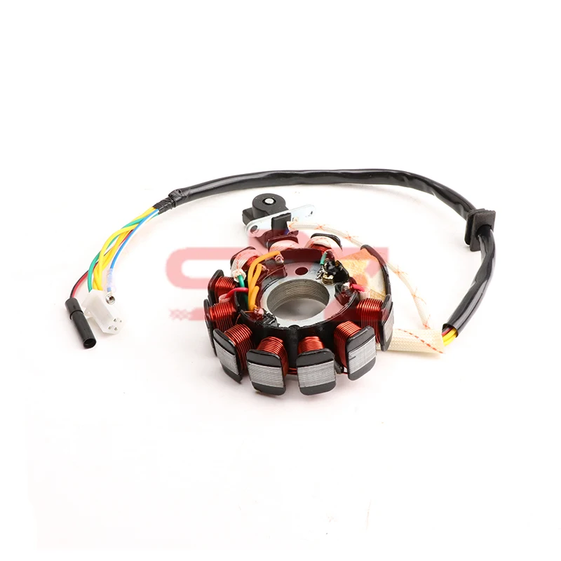 11 coil Magneto Alternator Stator for Chinese GY6 125cc 150cc Scooter Moped  ATV Go Kart Quads 152QMI 157QMJ Engine (4+2)