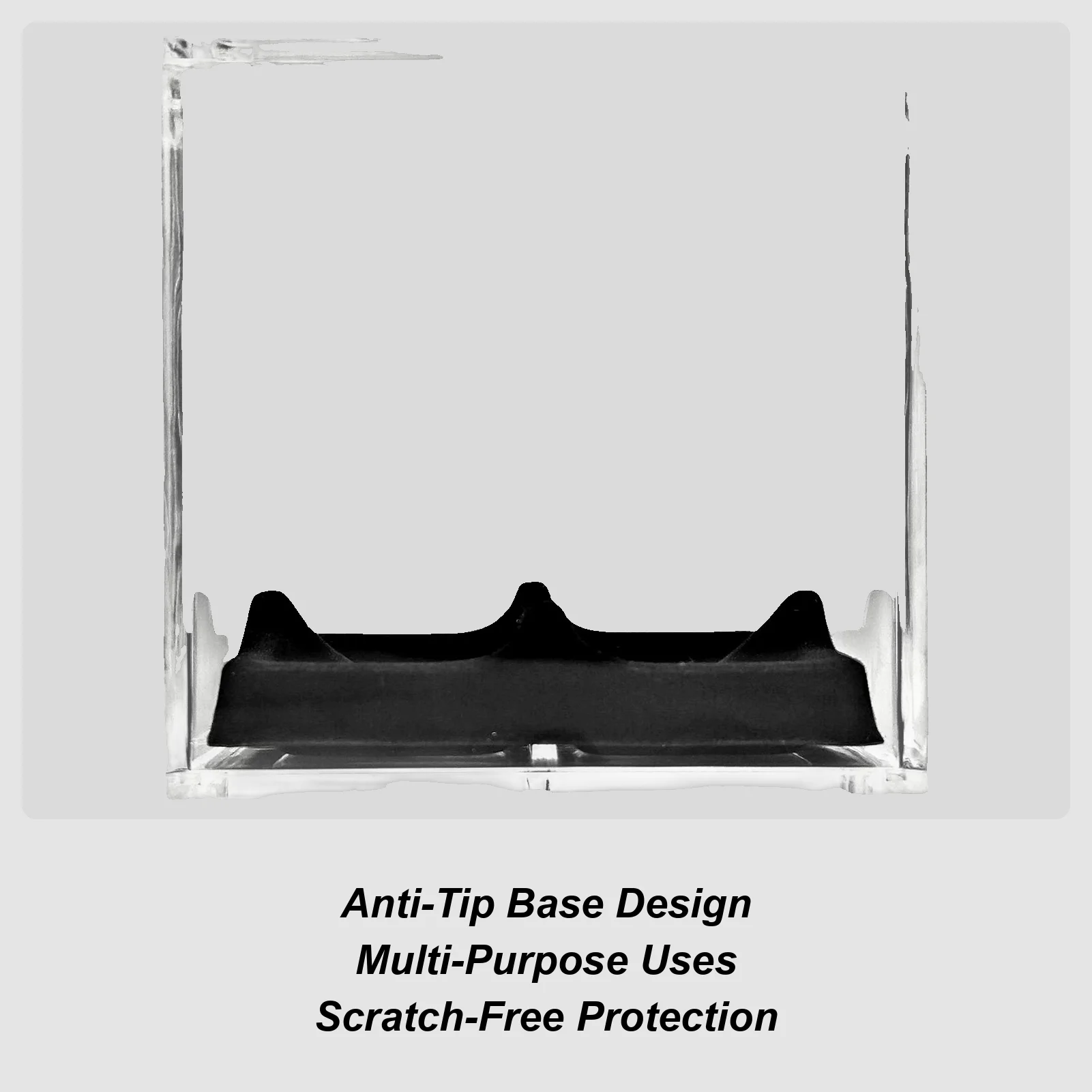 Baseball Case Acrylic Dustproof Box With Velvet Base Game Ball Display Case For Sports Home Game Signed Team Studios Living