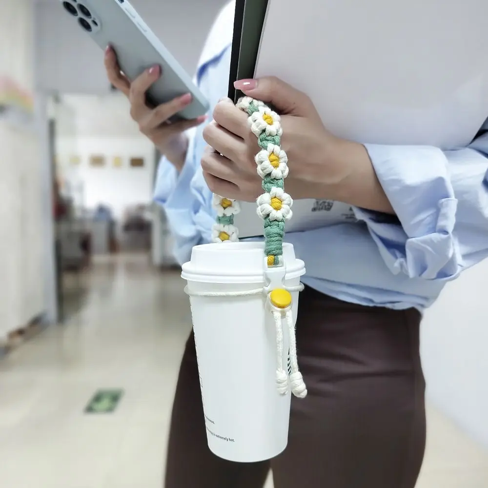 Universal Flower Water Bottle Handle Handmade Leakproof Pack