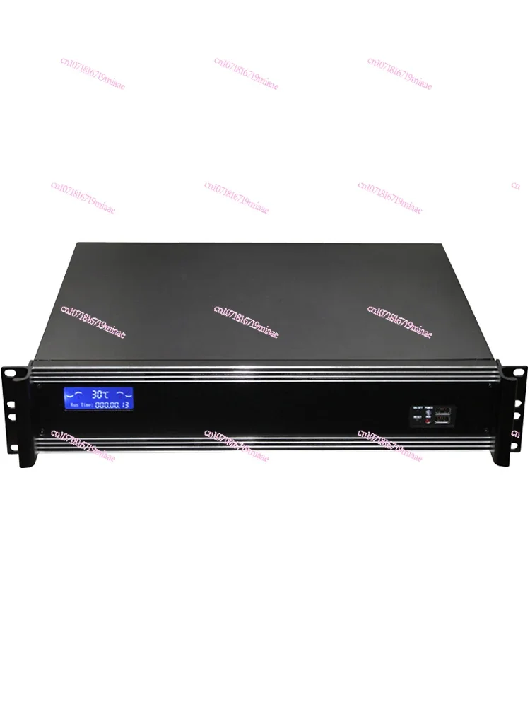 2U Industrial Chassis 350 Short Rack Aluminum Panel Temperature Control Display MATX Motherboard Industrial Computer Server