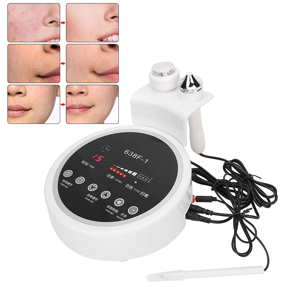 Ultrasonic Face Imports Export Freckle Removal Detoxification Machine Instrument(UK Plug 220V)