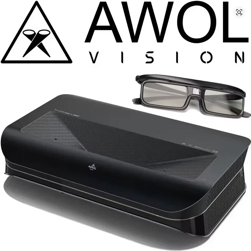 

NEW AWOL VISION LTV-3000 Pro 4K Ultra Short Throw Triple Laser Projector - Home Theater