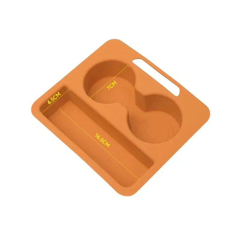 Automobile Central Control Push-pull Storage Box Silicone Shock Absorber Pad Suitable for GreatWall WEY Tank 500Hi4t/z 2023-2025