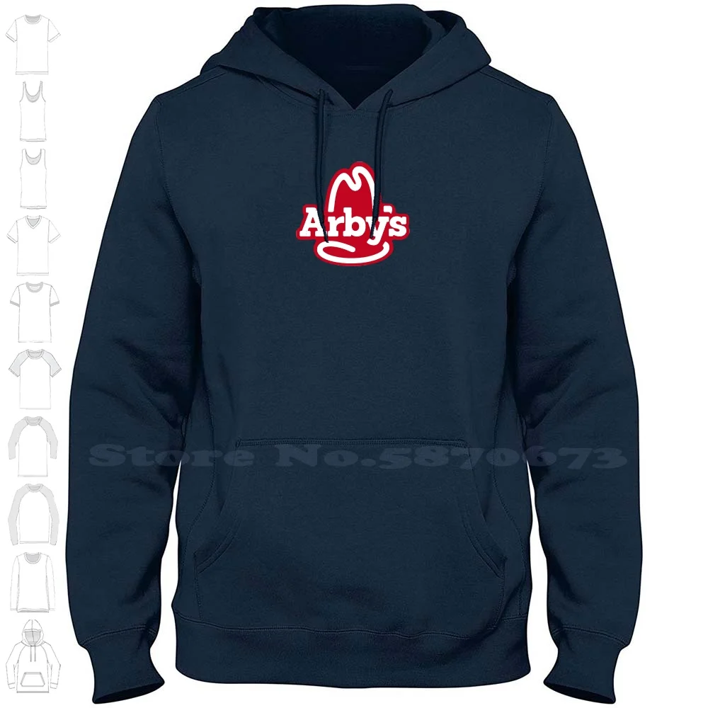 Arbys Logo Casual Clothing Sweatshirt 100% Cotton Graphic Hoodie