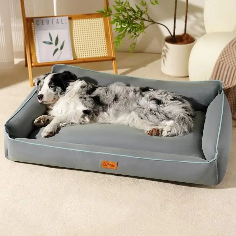 

Bed,Waterproof Dog Sofa For Medium Dogs,Egg Foam Pet Couch Bed With Removable Washable Cover And Nonslip Bottom