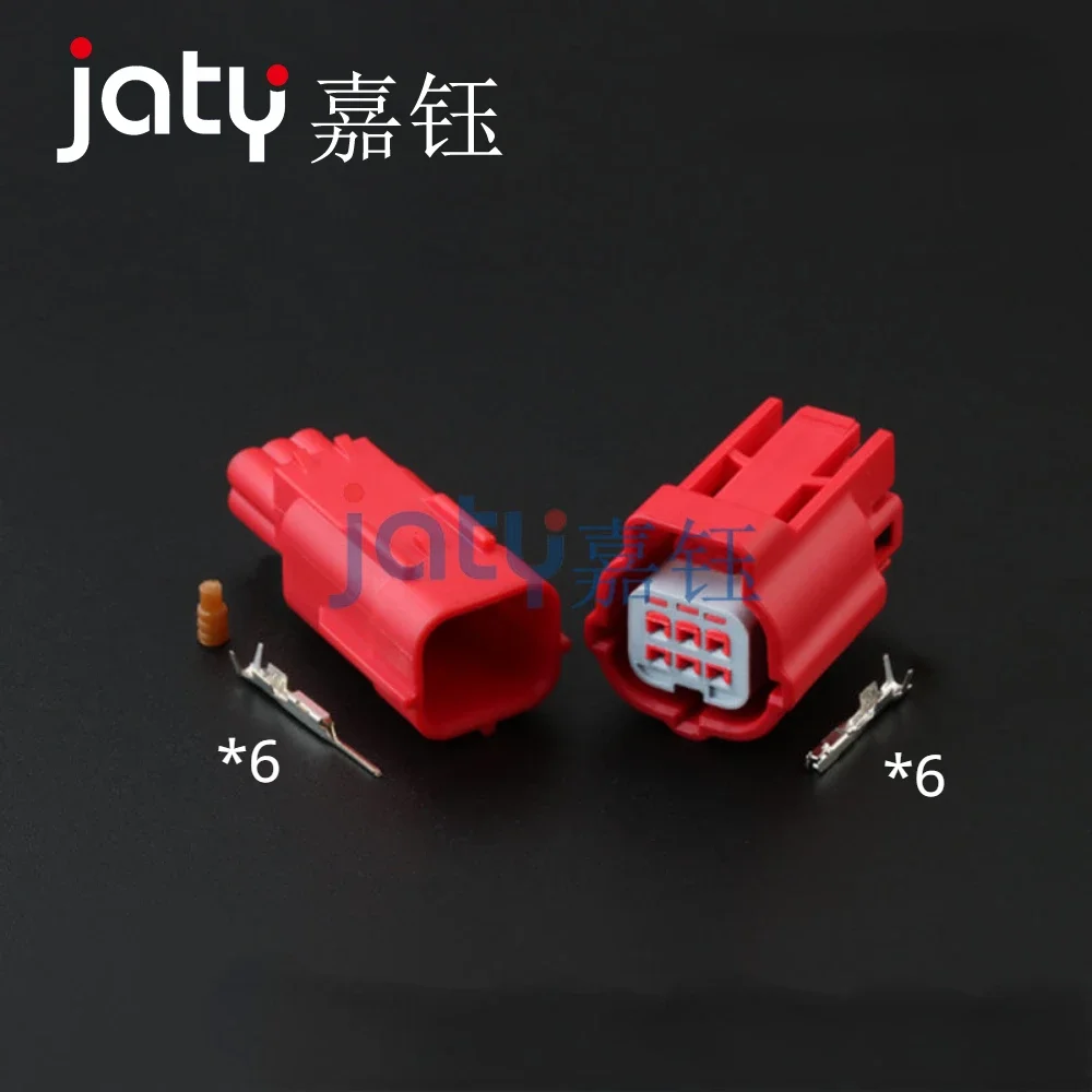 

1Set Red 6-Pin male or female Car OBD Diagnostic Plug Auto Universal Socket Automotive Connector MWTPB-06-1A-R protection cover