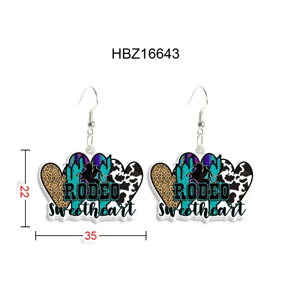 

Hook Acrylic Drop Earrings Summer Earring Leopard print For Charm Gift Accessories Jewelry Decoration