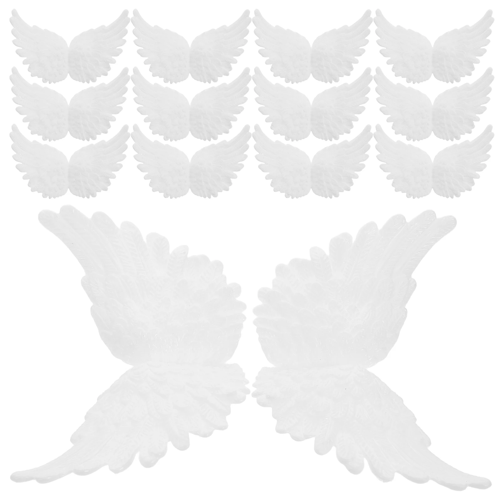 

18 Pcs Cake Decorations Wings Topper Cosplay Christmas Birthday Toppers Cupcake Baby