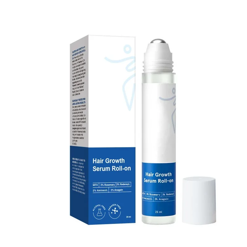 Serum Bola Rol Rambut 25ml Perawatan Kulit Kepala Lembut Pertumbuhan Rambut Menutrisi Akar Rambut Esensi Rambut