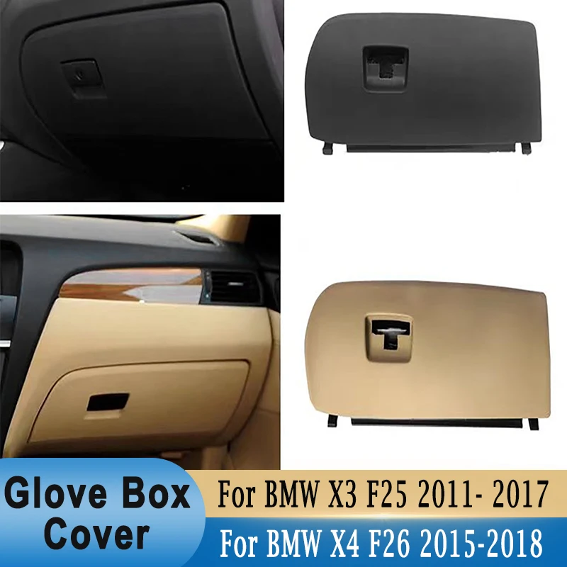 

Interior Front Passenger Side Glove Box Lid Door Latch Cover Co-pilot for BMW X3 F25 2011- 2017 X4 F26 2015-2018 51166839000