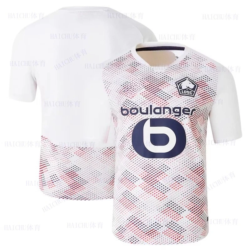 24-25 قميص كرة قدم بأكمام قصيرة الأكثر مبيعًا مع طباعة ثلاثية الأبعاد، مناسب لكل من الرجال والنساء في الرياضات الصيفية، تي شيرت.