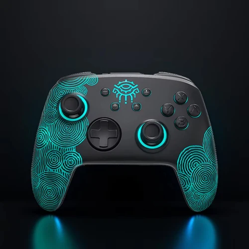 Controlador FUNLAB Luminous Pattern Pro Compatible con Nintendo Switch 2/1/OLED/Turbo/mando Bluetooth con función NFC/7 LED