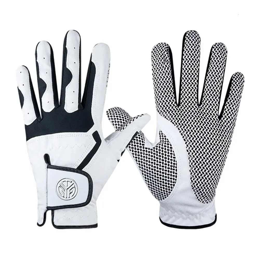 Golf Gloves Male Left/Right Hand Breathable Golf Glove Microfiber Non-slip Glove with Slip-resistant Granule Golf Accessory