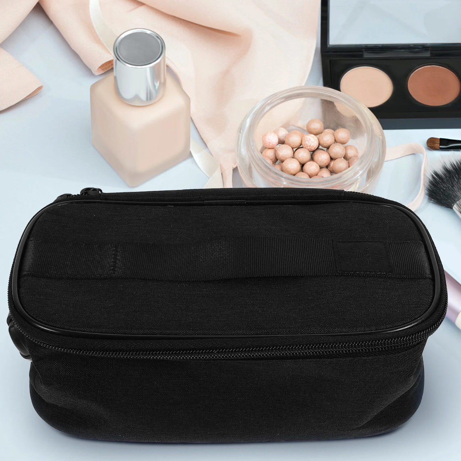 

Travel Storage Bag Portable Makeup Organizer Case Zipper Lockable Multi Compartment Travel Bag Makeup Organiser Case
