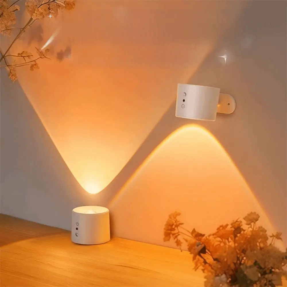 Magnetic Rechargeable Reading Light Non-Flickering LED Eye-Friendly Cordless Lamp Adjustable Angles Remote Control