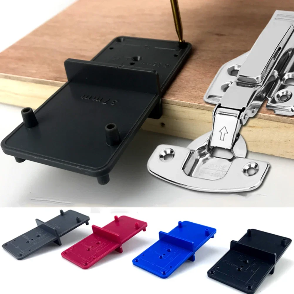 

1pc Hinge Drill Hole Opener Locator Precise Hinge Hole Drilling Guides For 35mm/40mm Hinges For Furniture Door Cabinets