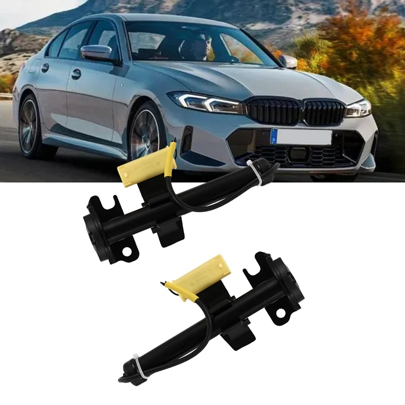 1Pair Car Front Bonnet Hinge Sensor 51237458195 51237458196 For BMW 3 Series G20 G28 2018-2022 Active Bonnet Actuator Parts