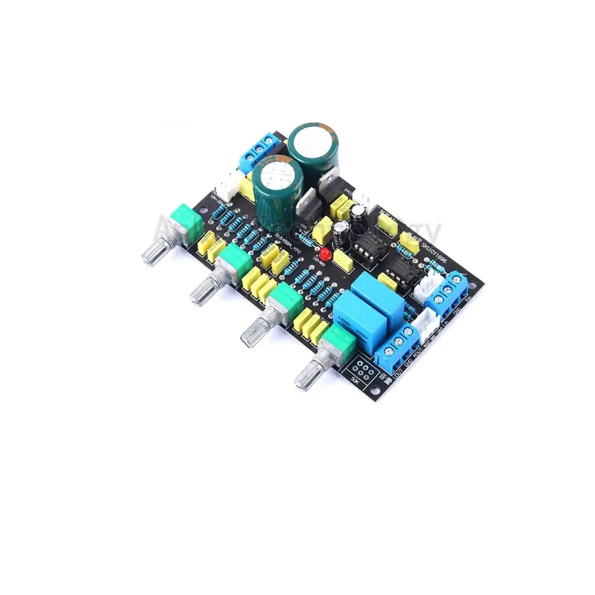 HIFI audiophile-grade 2.0 tone board OPA2604 dual operational amplifier pre-stage tone control board dual-channel power amplifie