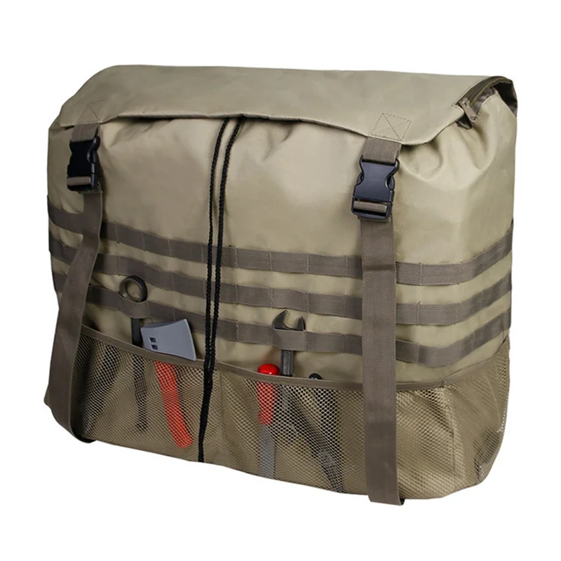 

P-Premium-Large Capacity Spare Tire Storage Bag, Universal For Wrangler JK JKU JL JLU For Outdoor Off-Road Recovery Gear