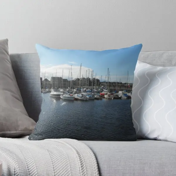 Nairn Harbour  Printing Throw Pillow Cover Sofa Case Cushion Square Decor Fashion Waist Home Anime Pillows not include One Side