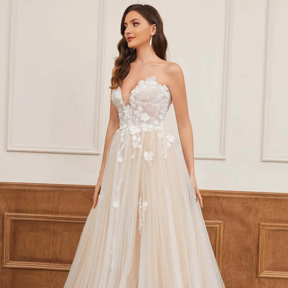 Elegante destacável fora do ombro a linha vestidos de casamento clássicos para mulher jancember rl246