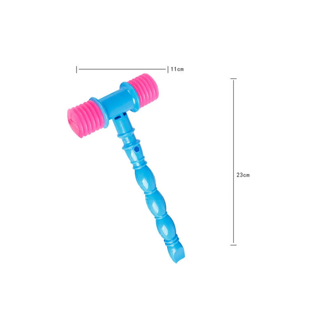 12 Pcs BB Hammer Toy for Baby Toddler Hand Exercises Muscle Development Colorful Plastic Hammer Toys Great Party Favors Outdoor