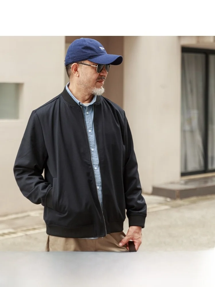 

Fall Faion Ci Dad Coat Woolen Material andpa Jaet Middle-Aged Men's Clothing Dad ly People's Clothes Mid-Year Top