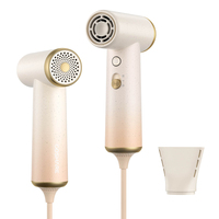 HP10 800W Super Mini High-Speed Hair Dryer 110,000 RPM 4 Temperature Adjustable Handheld Hair Dryer EU Plug for Home
