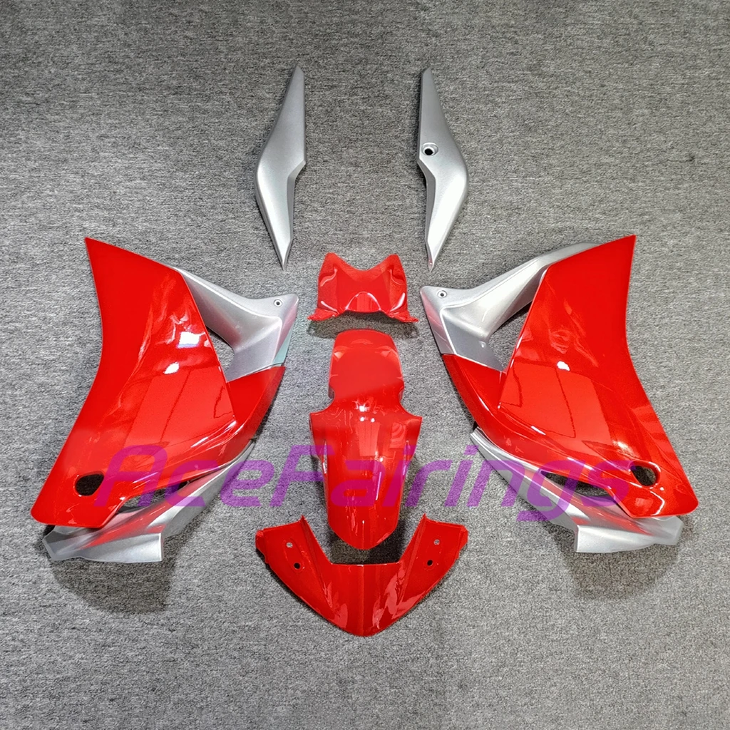 

Ярко-красный, серебристый комплект кузова для Honda 2011-2016 CBR250R, полный комплект обтекателей 11-16 CBR 250R, обтекатели из АБС-пластика