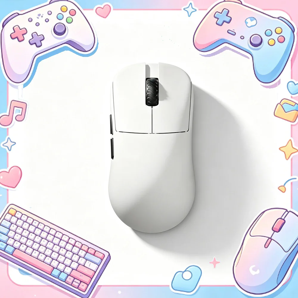 Mouse Sem Fio Lamzu Inca, Mouse Ergonômico Leve para Jogos com Três Modos, Receptor 8k, Mouse Simétrico para Esports, Presentes para Gamers/Escritório