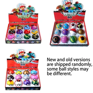 Pokemon Figure 12 Buah / Set Pikachu Pokeball Action Figure Kartun Anime Kawaii Boneka Poke Ball Koleksi Hadiah Ulang Tahun Anak-anak 8 kotak pokeball penjualan terbaik - №