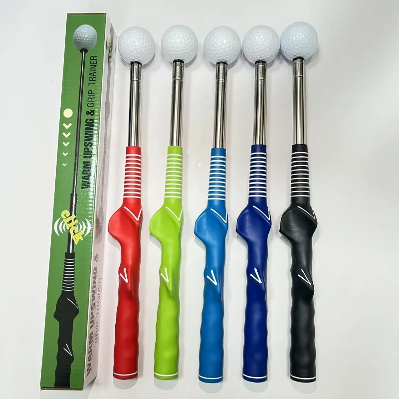 عصا تدريب أرجوحة الجولف - مدرب قابل للسحب يساعد للمبتدئين في المحاذاة وتصحيح الإيماءات وتدريب المعصم #2