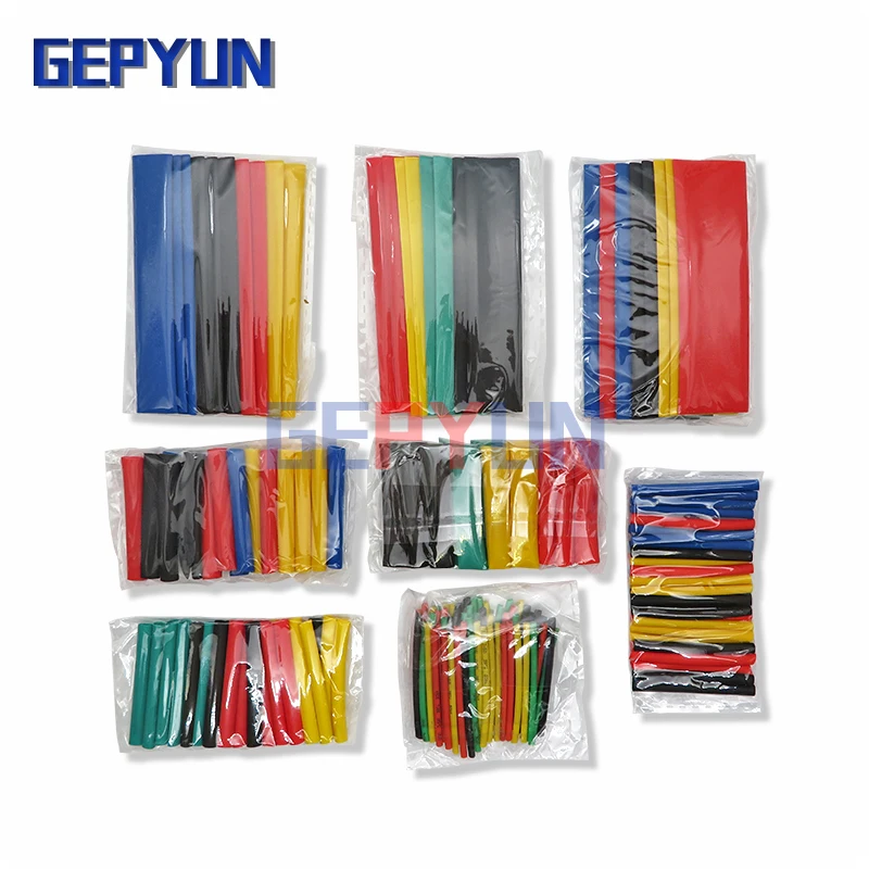 164pcs/Set Heat shrink tube kit Insulation Sleeving termoretractil Polyolefin Shrinking Assorted Heat Shrink Tubing Wire Cable