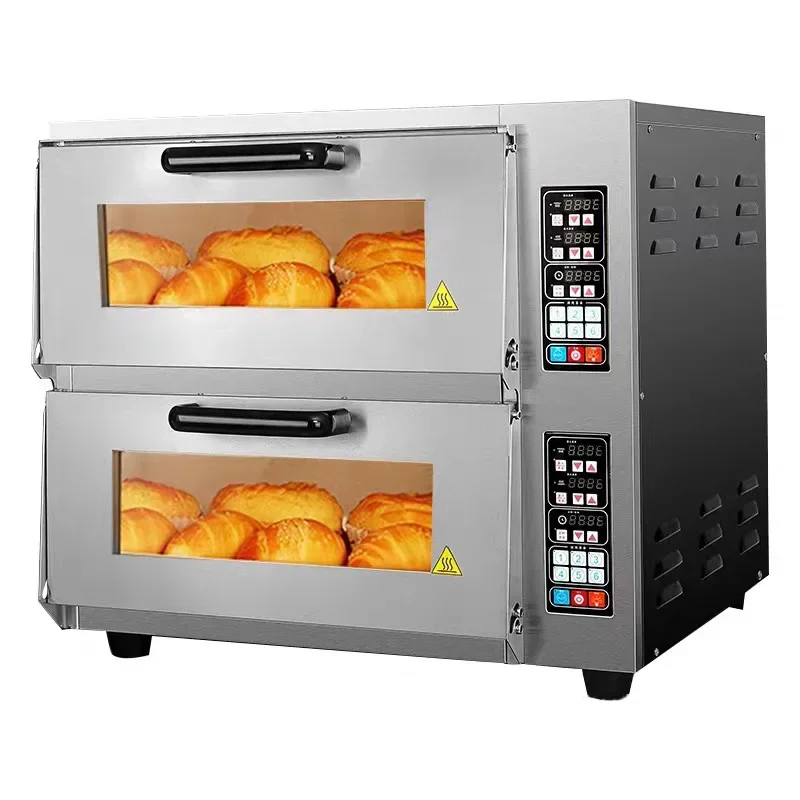 

Smart Pizza Oven Commercial Double Layer Bread Cake Pizza Oven Large Capacity Private Baking Multifunctional Oven